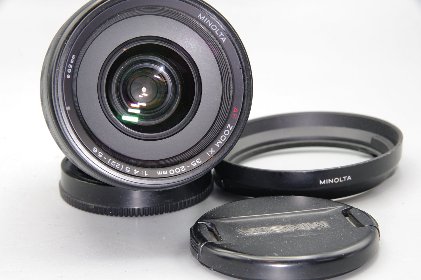 Minolta AF 35–200mm f/4.5–5.6 Xi Lens A‑Mount – Excellent with Hood