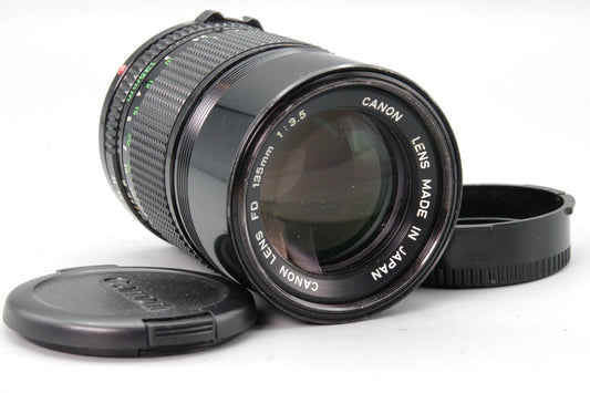 Canon FD 135mm f/3.5 Telephoto Prime Lens – FD Mount – Tested & Working – Excellent
