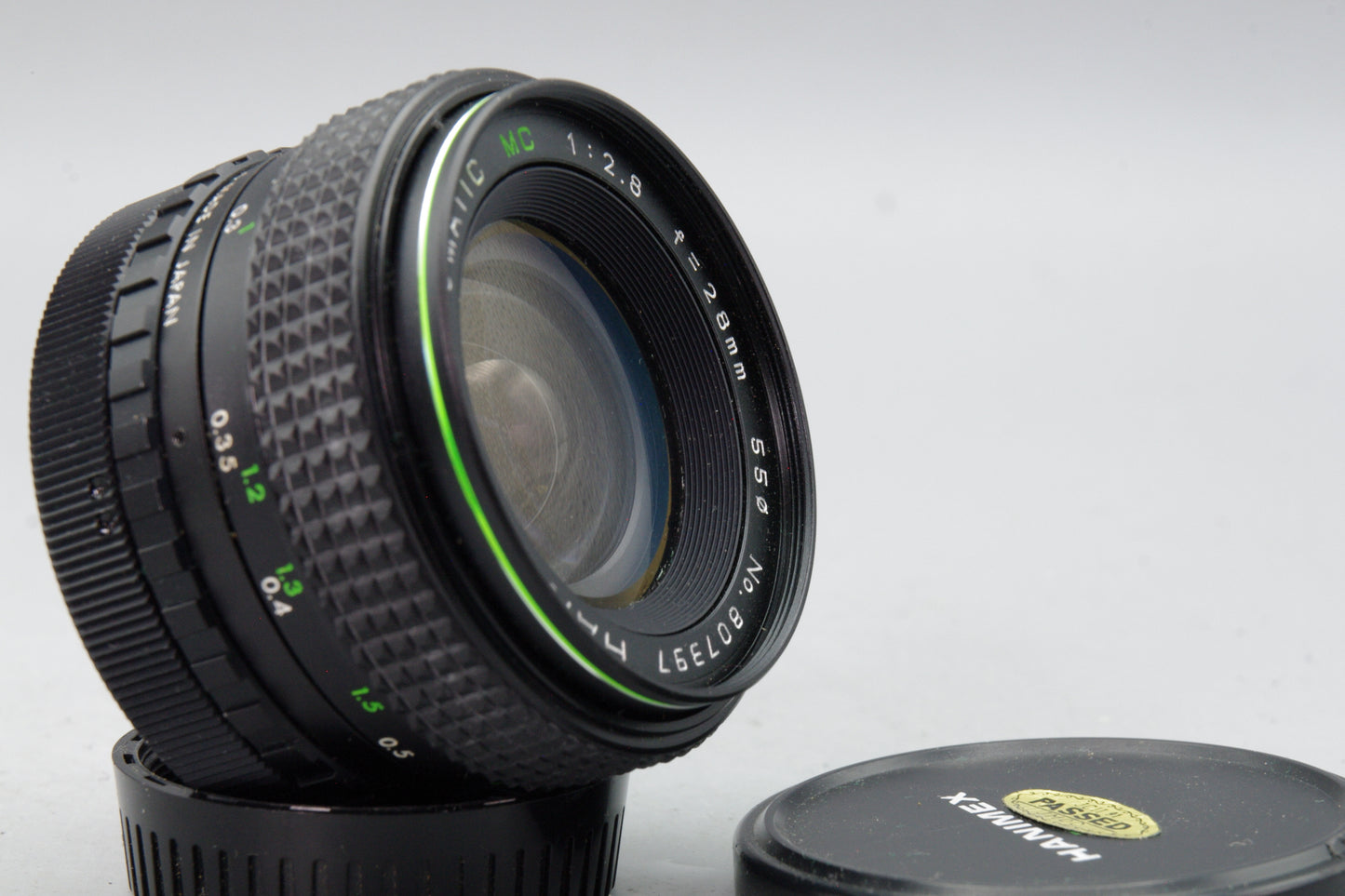 Hanimex Automatic MC 28mm f/2.8 Wide Angle Lens – M42 Mount – VGC