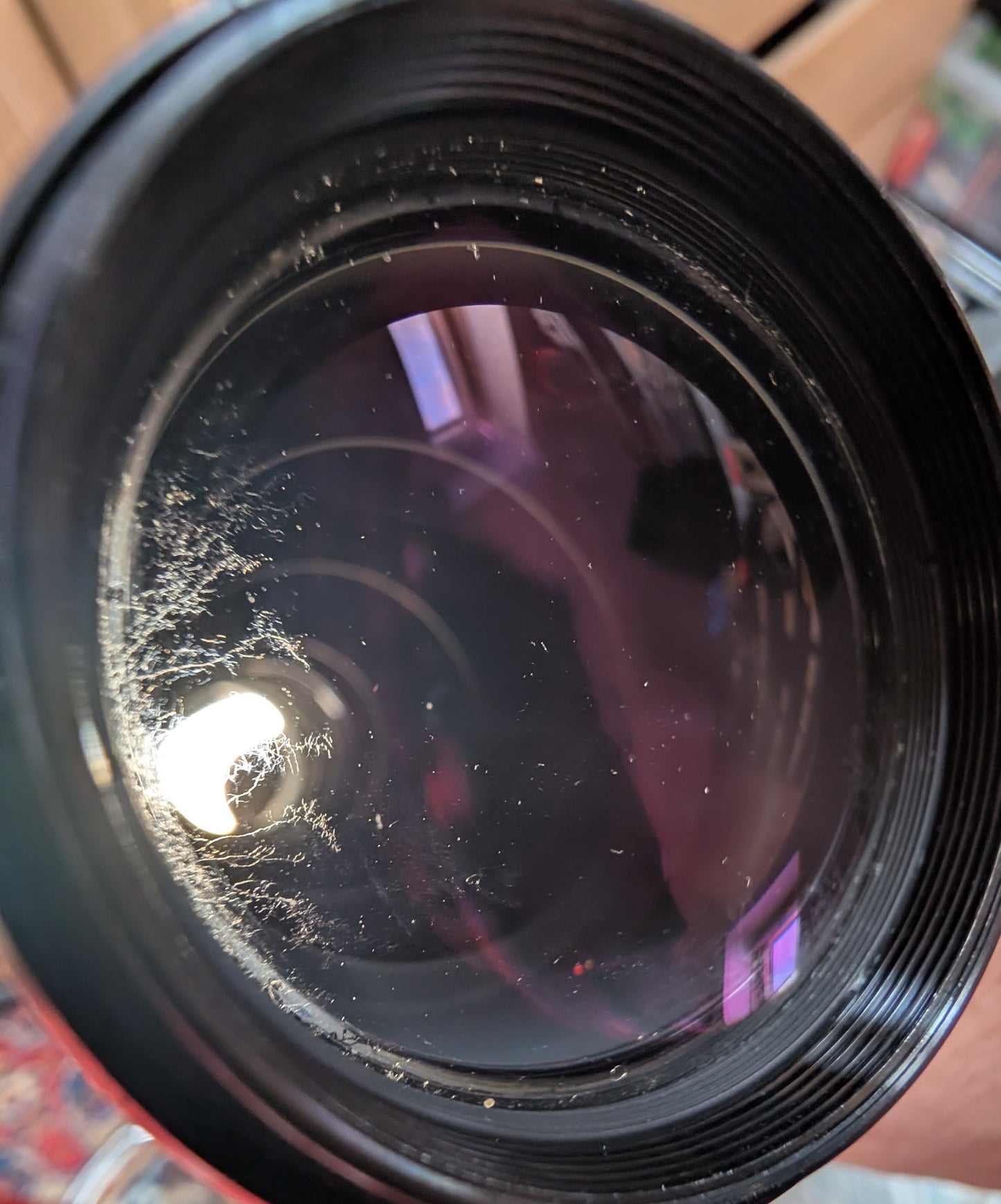 Nikon Nikkor‑Q.C 200mm f/4 Pre‑AI Lens – Nikon F Mount – Fungus – Very Good