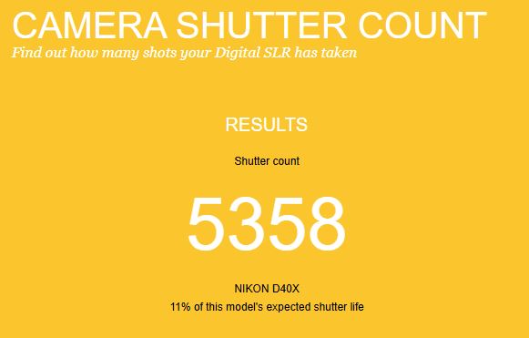 Nikon D40x 10.2MP DSLR Camera Body - Low Shutter Count 5358